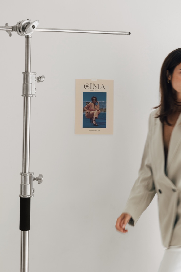 EIMA — founder card on the desk