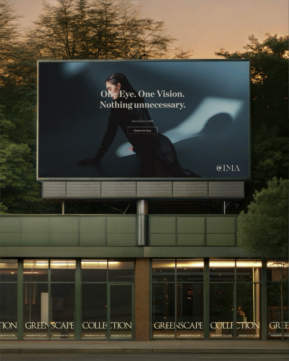 EIMA — night billboard: One Eye. One Vision.