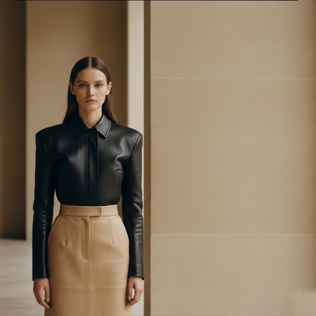 EIMA — camel coat, material study