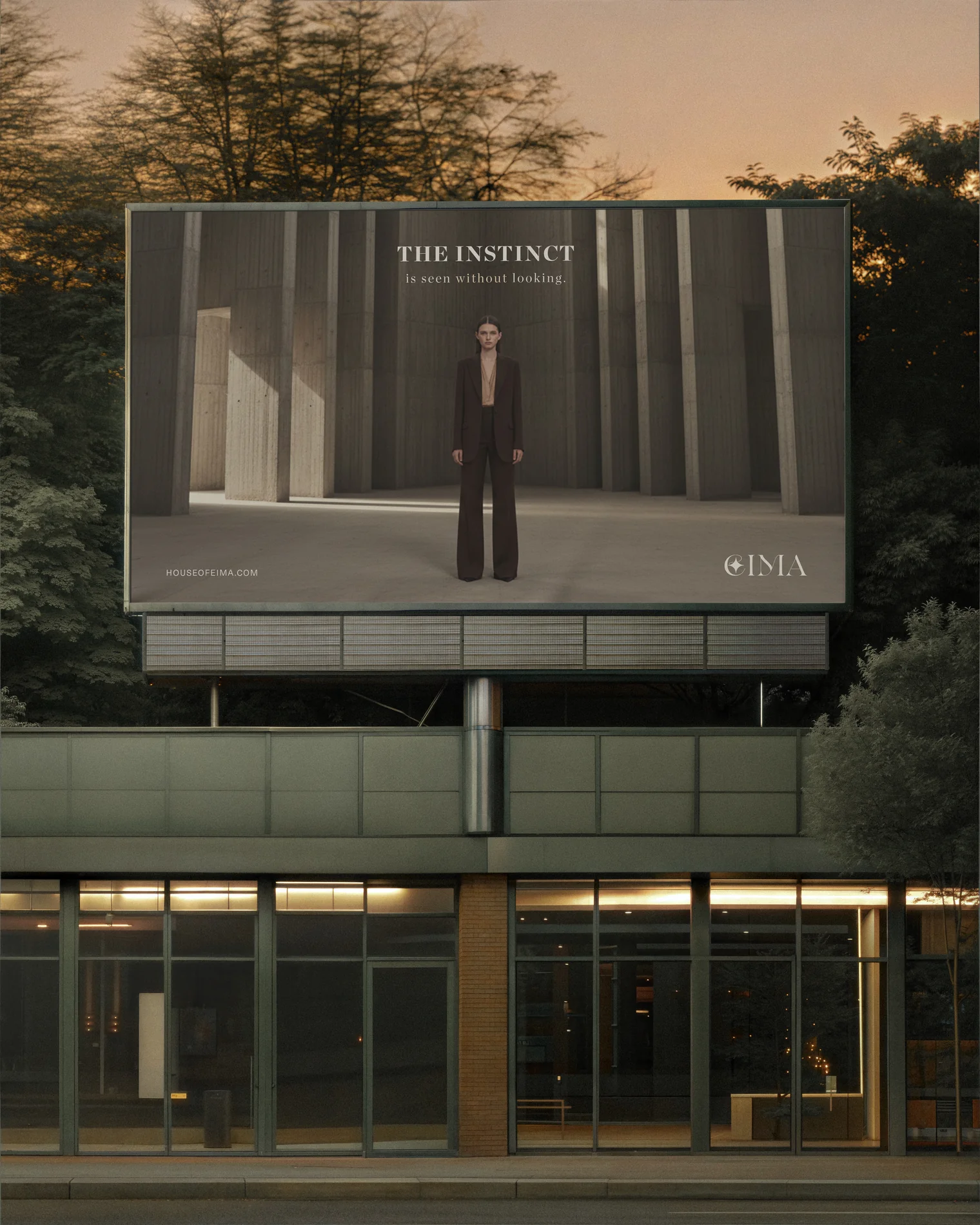 EIMA — the campaign on a highway billboard, recognised in the world