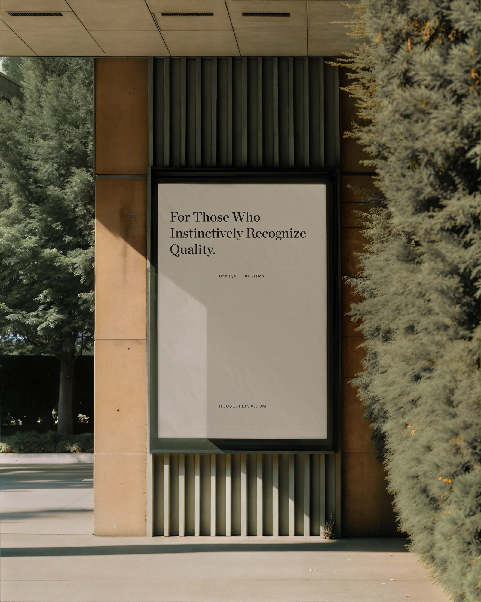 EIMA — the campaign master visual: For Those Who Instinctively Recognize Quality