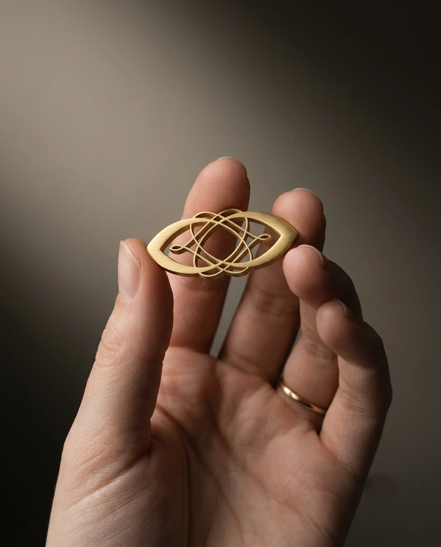 EIMA — the Inner Eye, held in hand — a private signal